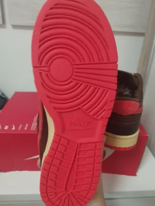 Nike Dunk Low Talla 42 Marrón/Rojo