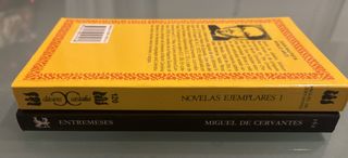 NOVELAS EJEMPLARES I + ENTREMESES de Cervantes