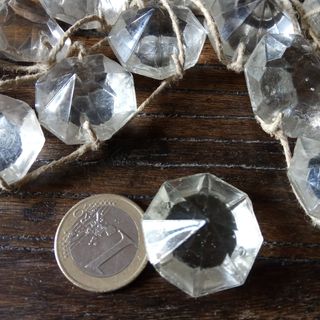 Colgante cristal facetado para lámpara