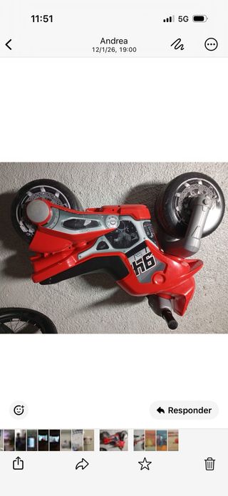 Moto Correpasillos Molto Cross Premium