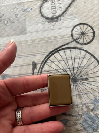 Anillo rectangular piedra y pulsera