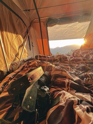 Tienda de campaña de techo