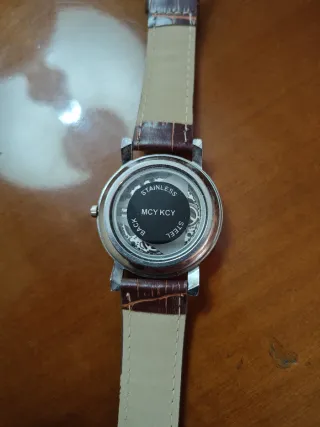 Reloj MeyKey Esqueleto Correa Marrón