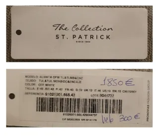 Vestido de Novia St. Patrick Blanco Encaje