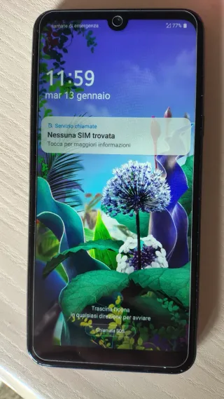LG Q60 Smartphone Nero