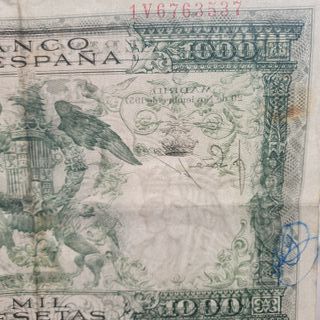 Billete 1000 pesetas 1957 El Banco de España