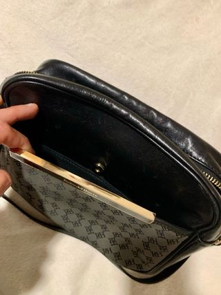 Bolso Pedro del Hierro negro y gris