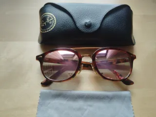 Gafas Ray-Ban originales Mujer Cristal Rosa Espejo