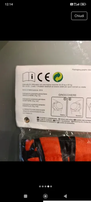 Set Protezioni Bambino Arancione