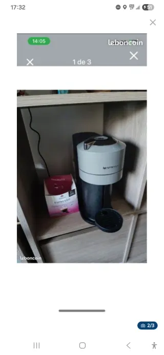 3 Cafeteras Nespresso de capsulas