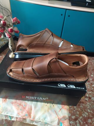 Sandalias Kristian Piel Talla 40 Verano