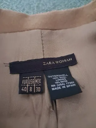 Abrigo de entretiempo marrón