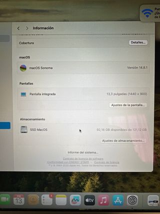 MacBook Air 13 Argento