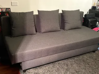 Divano letto IKEA ÄLVDALEN grigio scuro