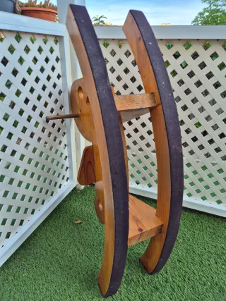 Caballito balancín de madera para niños