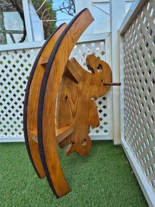 Caballito balancín de madera para niños
