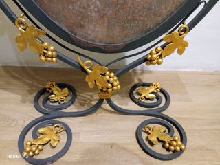 Specchiera basculante ferro battuto