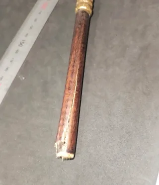 Mango de bastón porcelana s.XIX