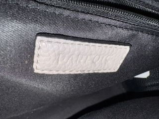 Bolso Tote Blanco Roto Piel Sintética