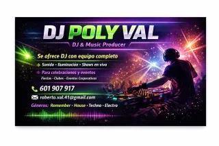 DJ POLY VAL para eventos y celebraciones