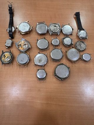 Lote de relógios para restauro ou pecas