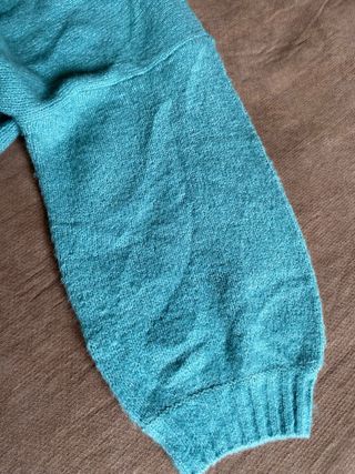 Cárdigan Rainbow Verde Azulado Talla XL