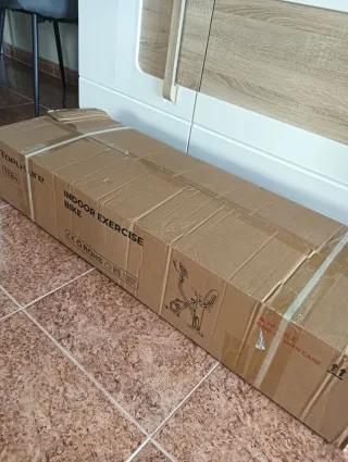 Bicicleta Estática Negra y Verde