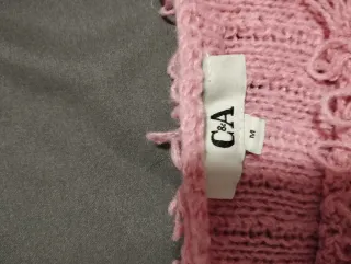 Jersey rosa con flecos