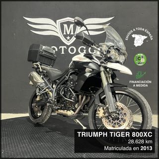 TRIUMPH TIGER 800 XC - 2013, 28628 km y GARANTÍA