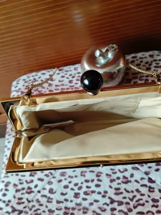 Bolso Clutch Bordado Multicolor