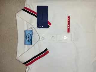 Camiseta Polo Prada Blanca