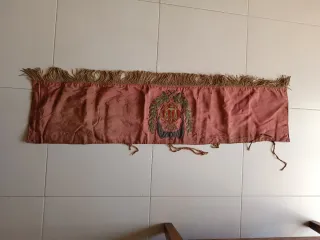 Banderín Fallero Antiguo Bordado