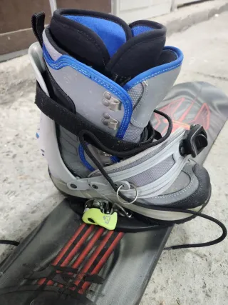 Tabla Snowboard Rossignol 157cm y botas t40