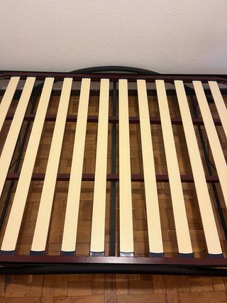 Somier metálico y de madera