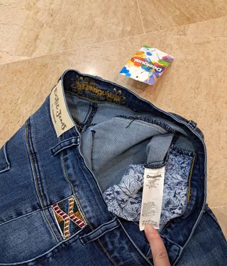 Desigual- pantalón vaquero boyfriend