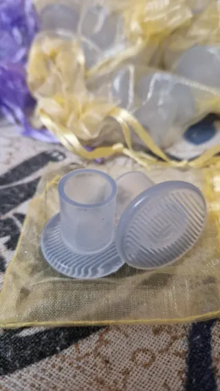 Protectores de tacón transparente para zapatos
