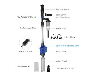 Aspirador automático 3 en 1 para Acuario
