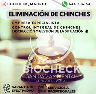 Tratamientos eliminacion Chinches de cama