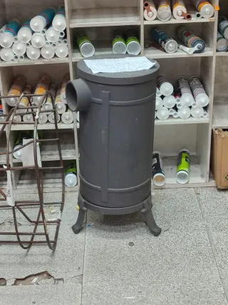 Estufa de hierro fundido