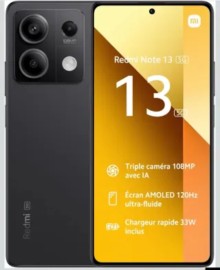 Xiaomi Redmi Note 13 5G 256GB Negro