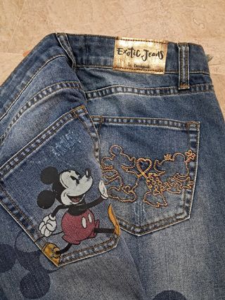 Desigual- pantalón vaquero boyfriend