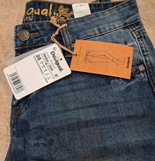 Desigual- pantalón vaquero boyfriend