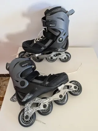 Patines en línea ajustables Oxelo + protecciones