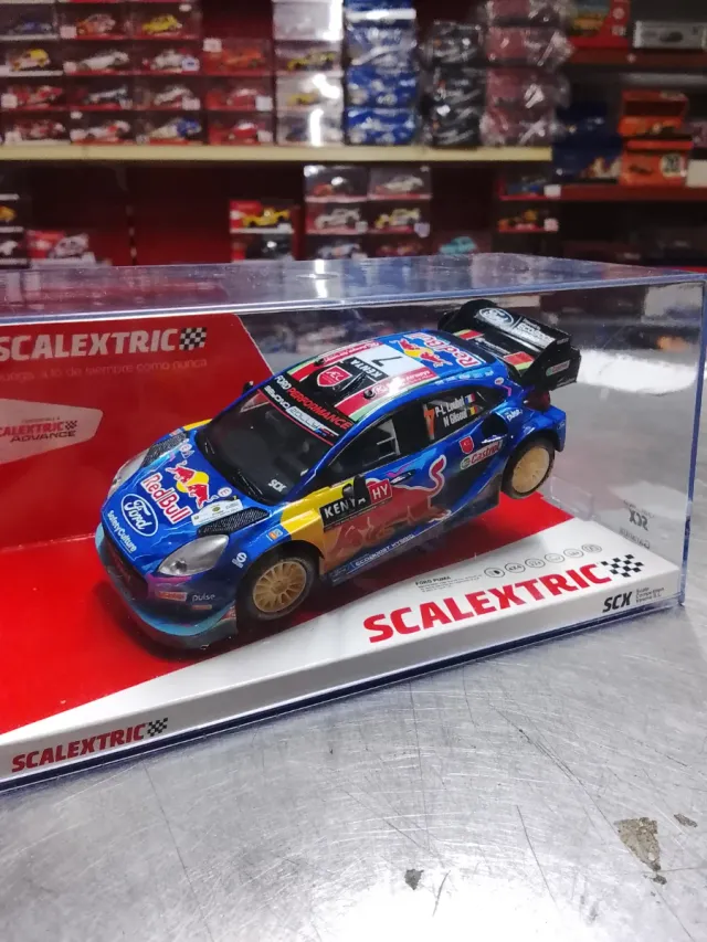 Scalextric Ford Puma WRC kenya efecto sucio