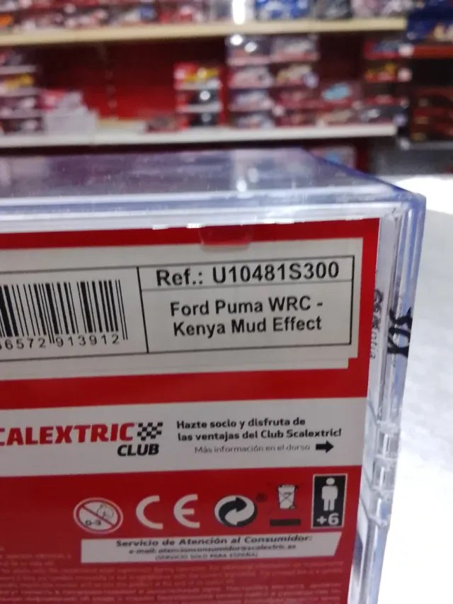 Scalextric Ford Puma WRC kenya efecto sucio
