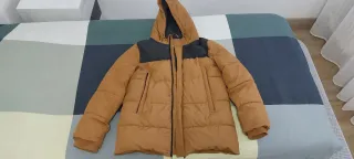 Abrigo acolchado con capucha chico 14+ (172cm)