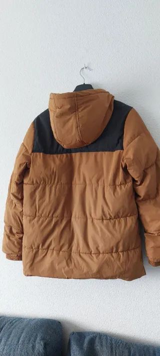 Abrigo acolchado con capucha chico 14+ (172cm)