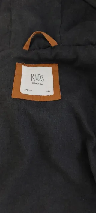 Abrigo acolchado con capucha chico 14+ (172cm)