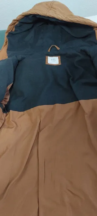Abrigo acolchado con capucha chico 14+ (172cm)