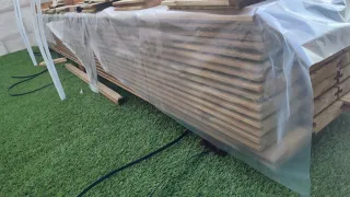 Maderas machihembrado pino tratado